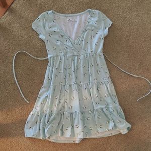 Hollister XS light blueish green dress